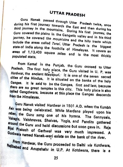 Cover of Guru Nanak-  Uttar Pradesh